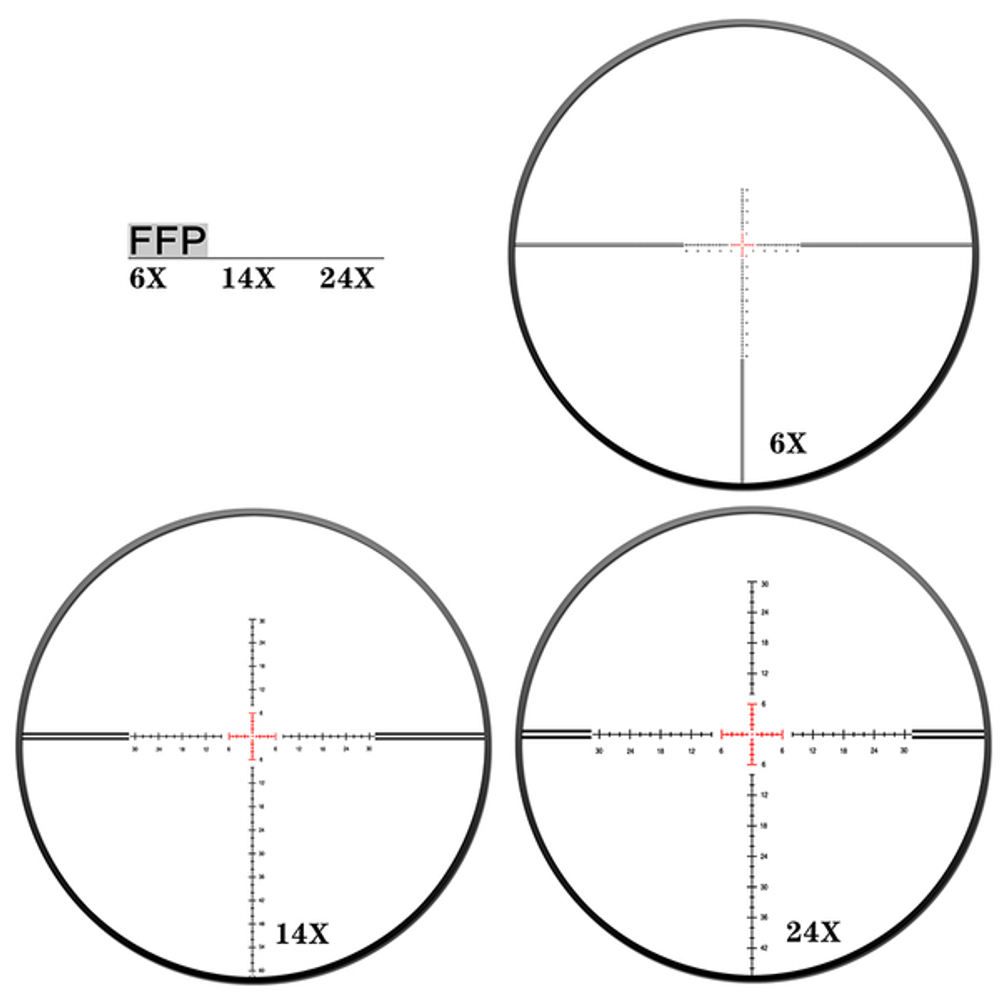 Оптический прицел DISCOVERY HT 6-24X44SFIR FFP D-30mm