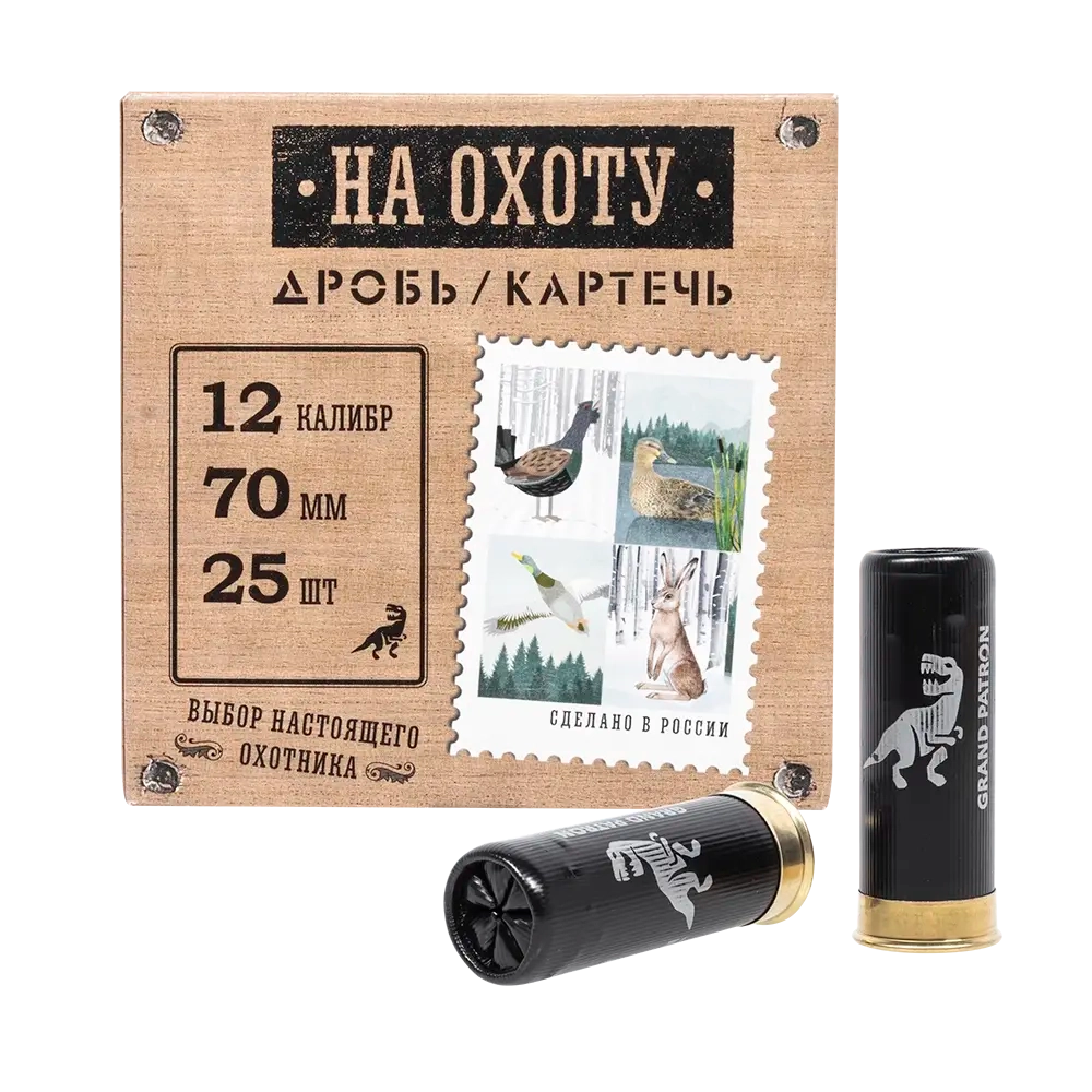 Патрон 12/70 Главпатрон №00 32гр "На охоту"