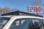 Багажник экспедиционный (платформа) алюминиевый 1150x2080 мм для Mitsubishi Pajero IV (с крепежом) РИФ
