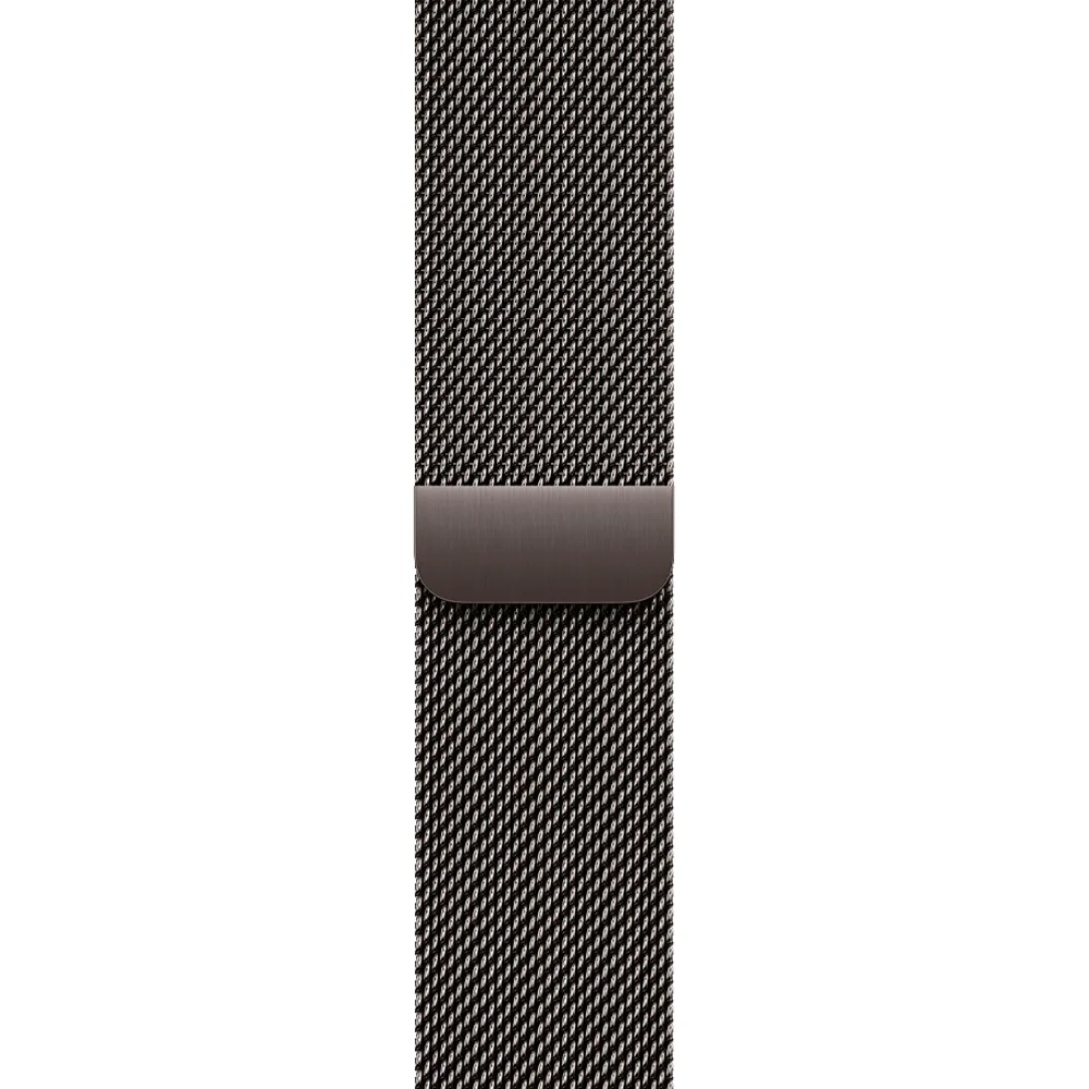 Умные часы Apple Watch Series 11 GPS + Cellular, 42mm, Natural Titanium Case with Slate Milanese Loop