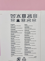 Штора для ванной IKEA LUDDHAGTORN, розовая, 180х200 см