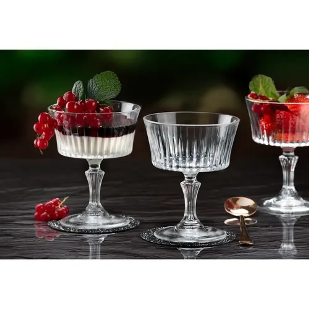Бокал для коктейля 260 мл хр. стекло Dessert Glass d 10 см h12,5 см TimeLess RCR [6]