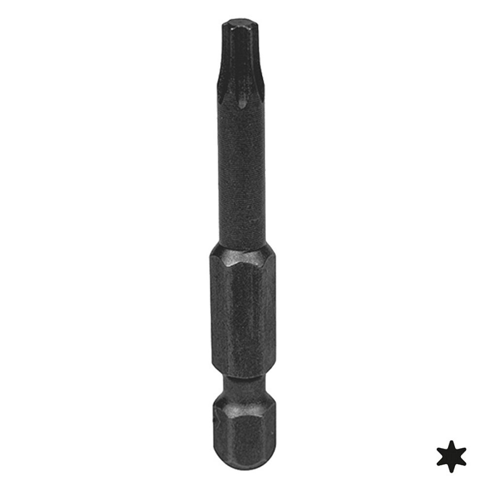 KING TONY (715008T) Вставка (бита) торцевая 1/4", L = 50 мм, TORX, T8, для шуруповерта KING TONY (715008T) Вставка (бита) торцевая 1/4", L = 50 мм, TORX, T8, для шуруповерта
