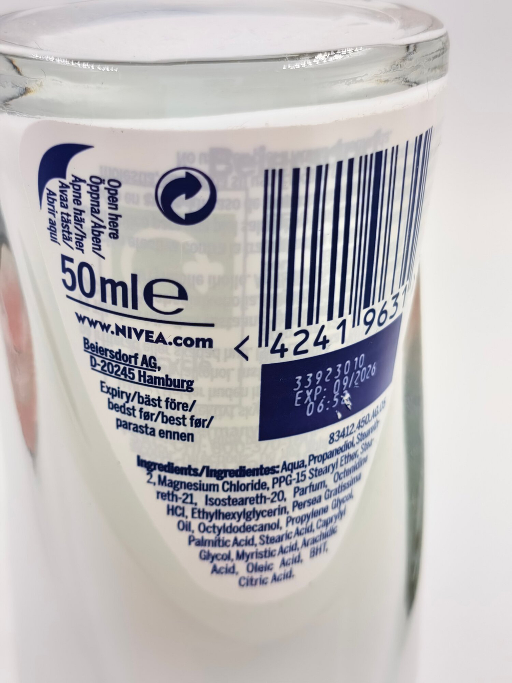 Срок до 30.09.2026 - Дезодорант Nivea Magnesium Dry 48h шариковый 50 мл (Германия)