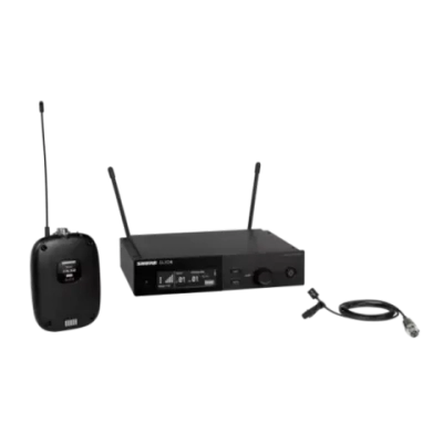 Shure SLXD14/93 — цифровая радиосистема с поясным передатчиком SLXD1 и петличным микрофоном WL93