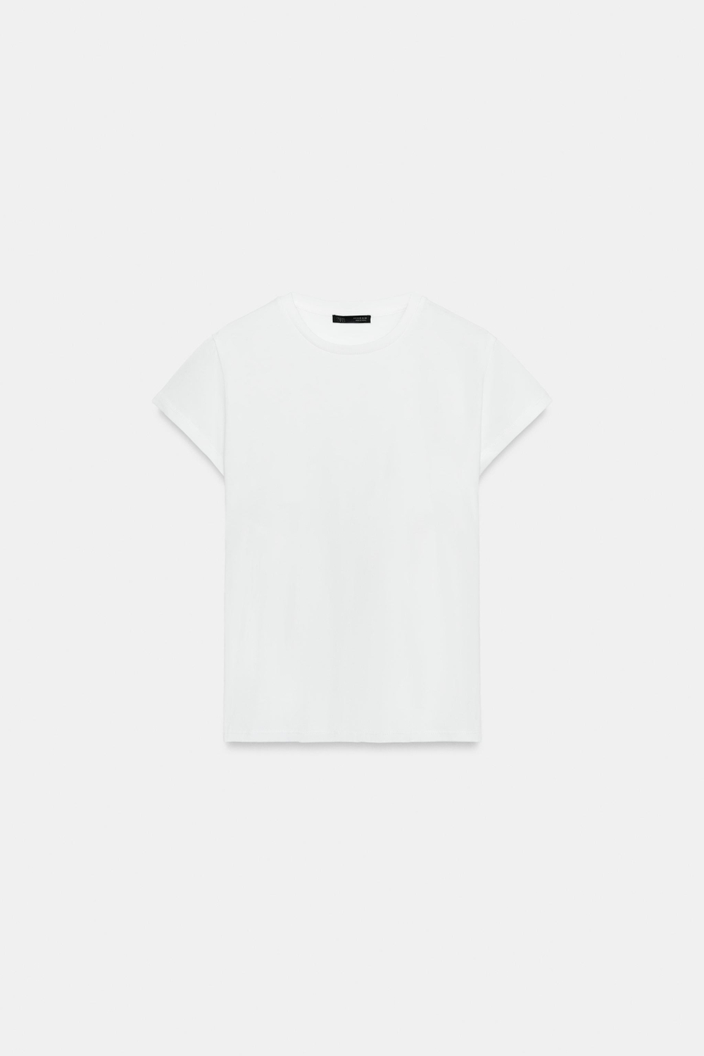 ZARA ФУТБОЛКА С КОРСЕТОМ НА СПИНЕ, БЕЛЫЙ