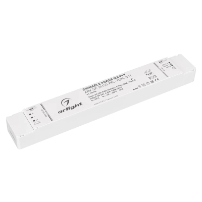 Блок питания ARV-SP-24150-PFC-TUYA-CCT (24V, 6.25A, 150W, WiFi, 2.4G) (Arlight, IP20 Пластик, 5 лет)