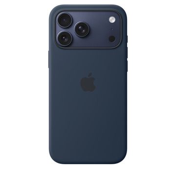 Чехол Silicone Case MagSafe для iPhone 17 Pro Синий