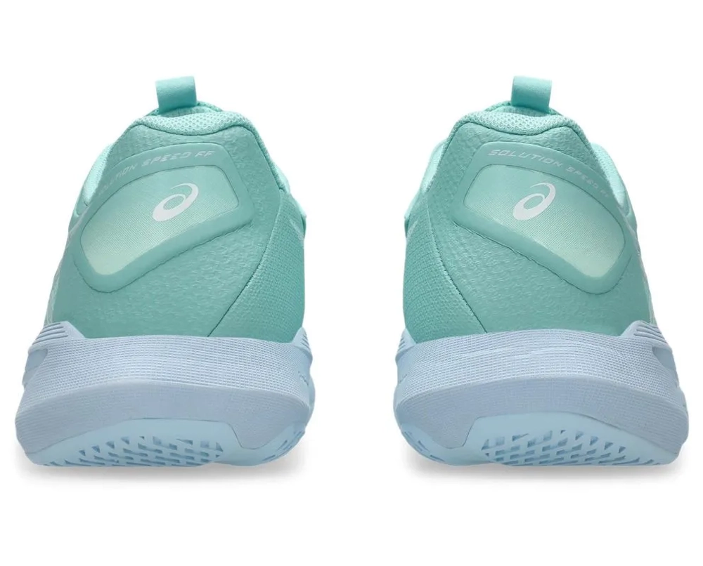 Женские теннисные кроссовки Asics Solution Speed FF 4 - oasis green/light blue