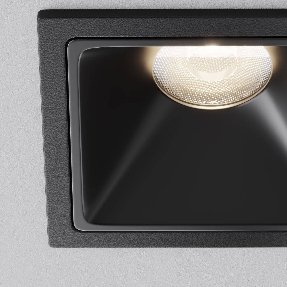 Встраиваемый светодиодный светильник Maytoni Alfa LED DL043-01-10W4K-SQ-B-1