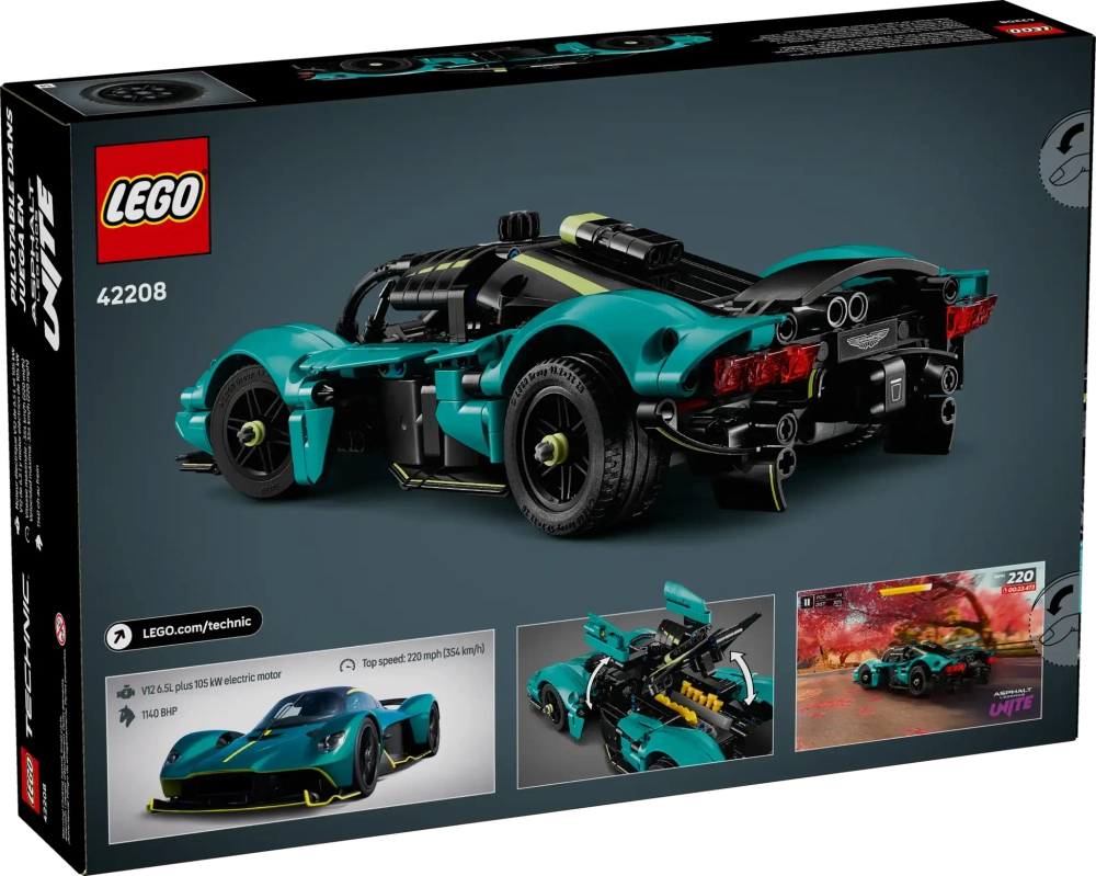 Конструктор LEGO Technic 42208 Aston Martin Valkyrie