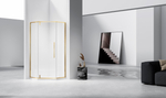 Душевой уголок Vincea Слим-Н (Slim-N) VSP-4SN100CLG, 1000*1000, брашированное золото, стекло прозрачное