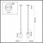 Подвесной светильник Odeon Light Lia 4372/5L