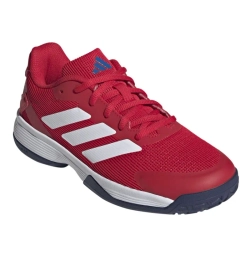Детские теннисные кроссовки Adidas Ubersonic K - pure ruby/cloud white/dark blue