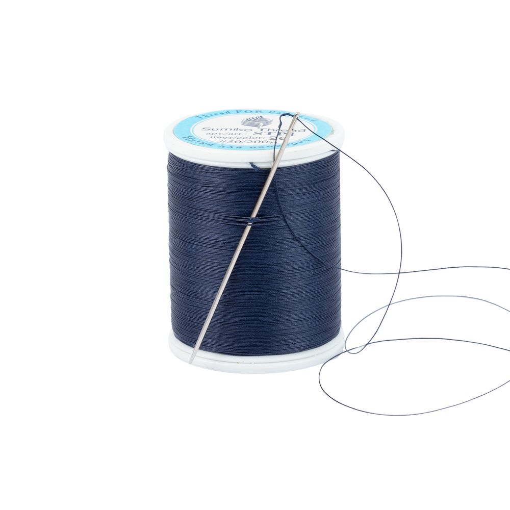 Нитки для пэчворка SumikoThread 200 м, (219 ярд), 26 т.синий