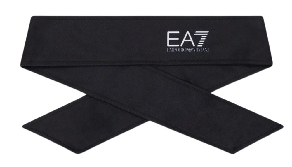 Теннисная бандана EA7 Tennis Pro Headband - black/white