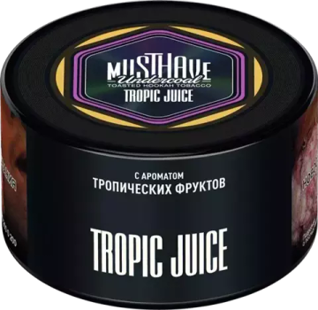 Табак для кальяна Must Have Undercoal 25г Tropic Juice (Тропические Фрукты)
