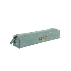 Penal \ Пенал \ Pencil case Mini round pencil case, green