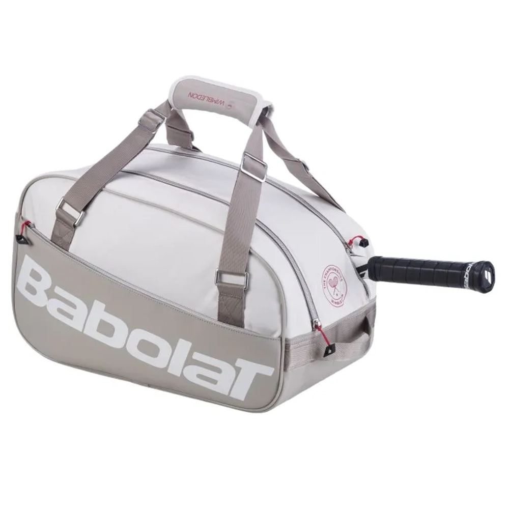 Сумка теннисная Babolat Court S Wimbledon - white/beige