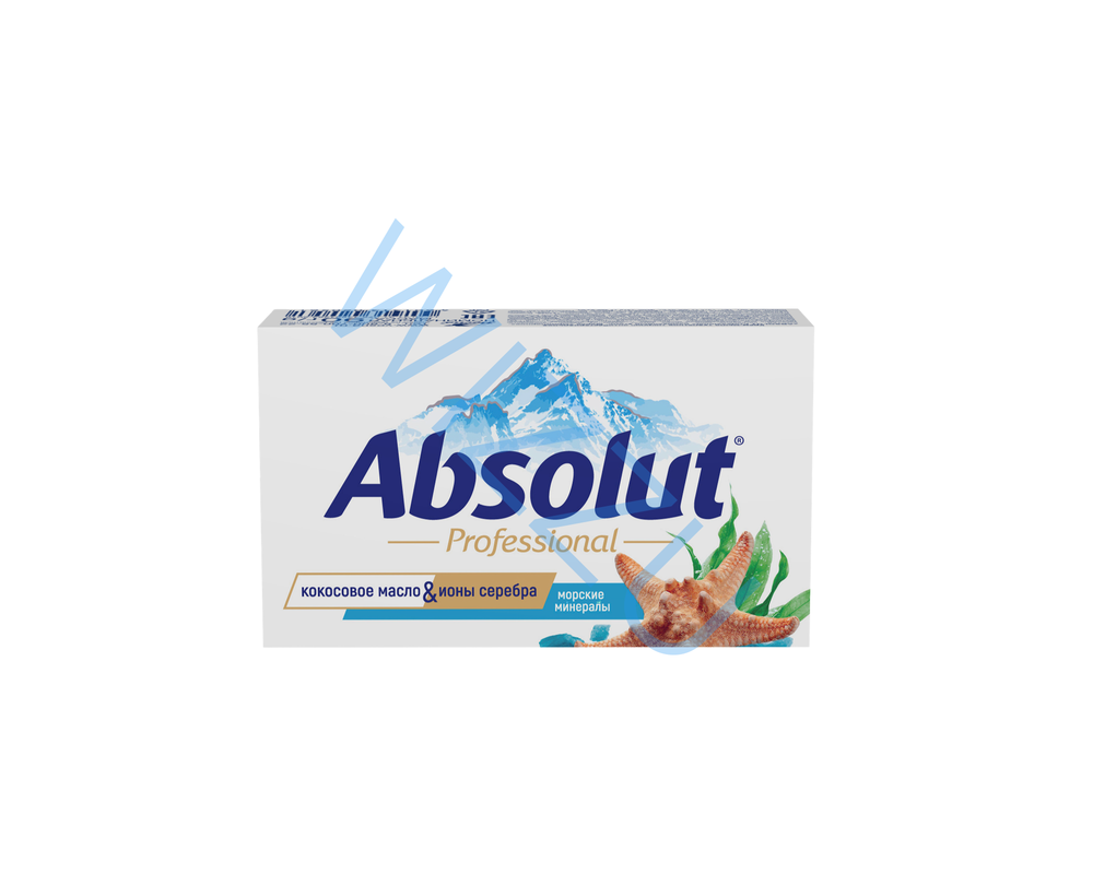 Мыло для рук ABSOLUT (какосовое масло&ионы серебра) 90г