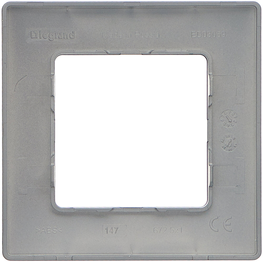 Legrand Etika Алюминий Рамка 1-ая 672551 - 3 шт