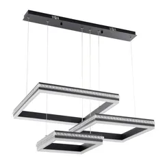 Подвесной светильник LED4U 8596-500-400-300 BK LED4U