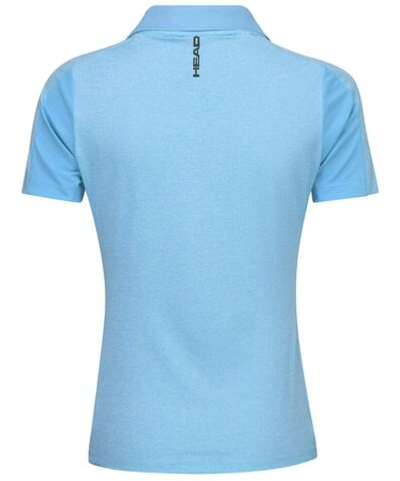 Женское поло Head Padel Tech Polo Shirt - electric blue