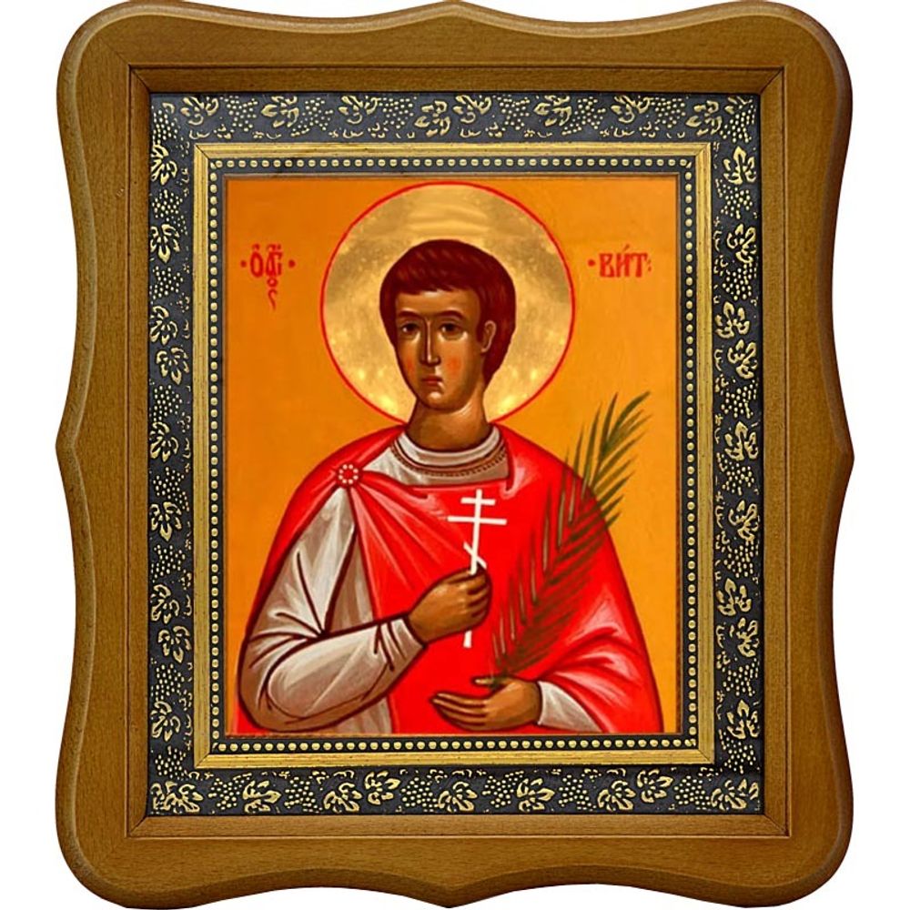 Вит Римский Святой Мученик. Икона на холсте.