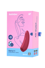 Вакуумно-волновой стимулятор Satisfyer Curvy 1+ с возможностью управления через приложение красный