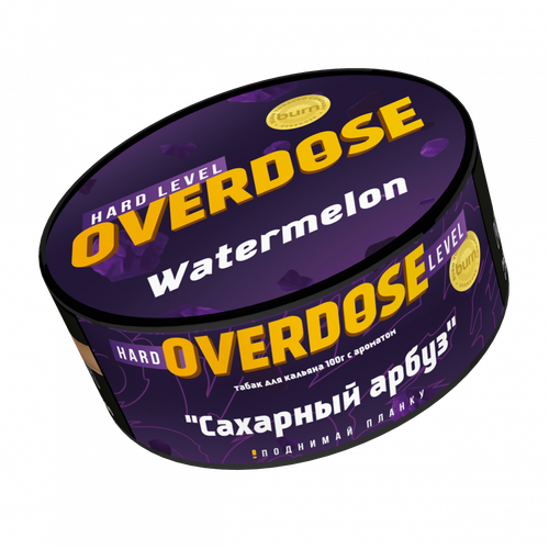 М. Табак для кальяна Overdose Сахарный арбуз, 100г.