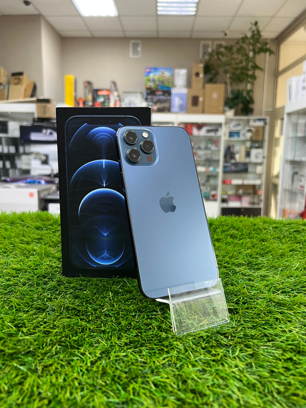 Б/У iPhone 12 Pro Max 256Gb Pacific Blue