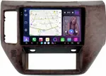 Магнитола для Nissan Patrol Y61 2004-2010 (рамка дерево) - FarCar S500-TS20 монитор 9.5" 2K QLED на Android 14, Быстрейшая, CarPlay, 4G SIM-слот