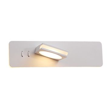 Настенный светодиодный светильник 5W+12W 3000K/4000K/5000K CLT 216W WH белый Crystal Lux