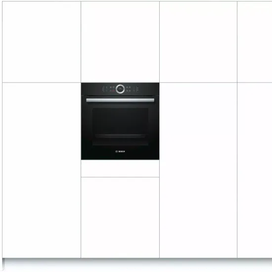 Электрический духовой шкаф Bosch HBG675BB1, черный
