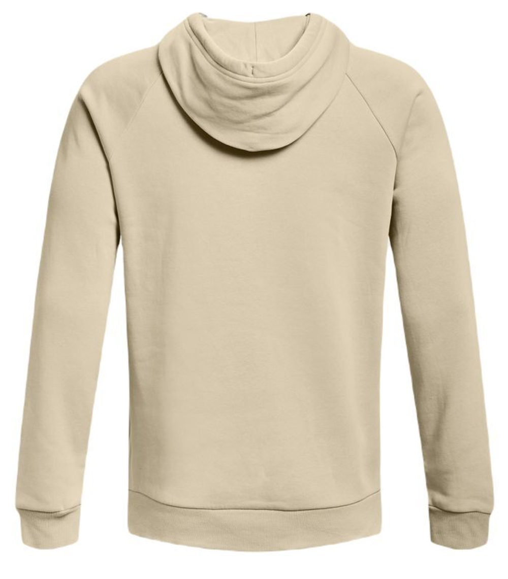 Мужская теннисная кофта Under Armour Men's UA Rival Fleece Hoodie - Бежевый