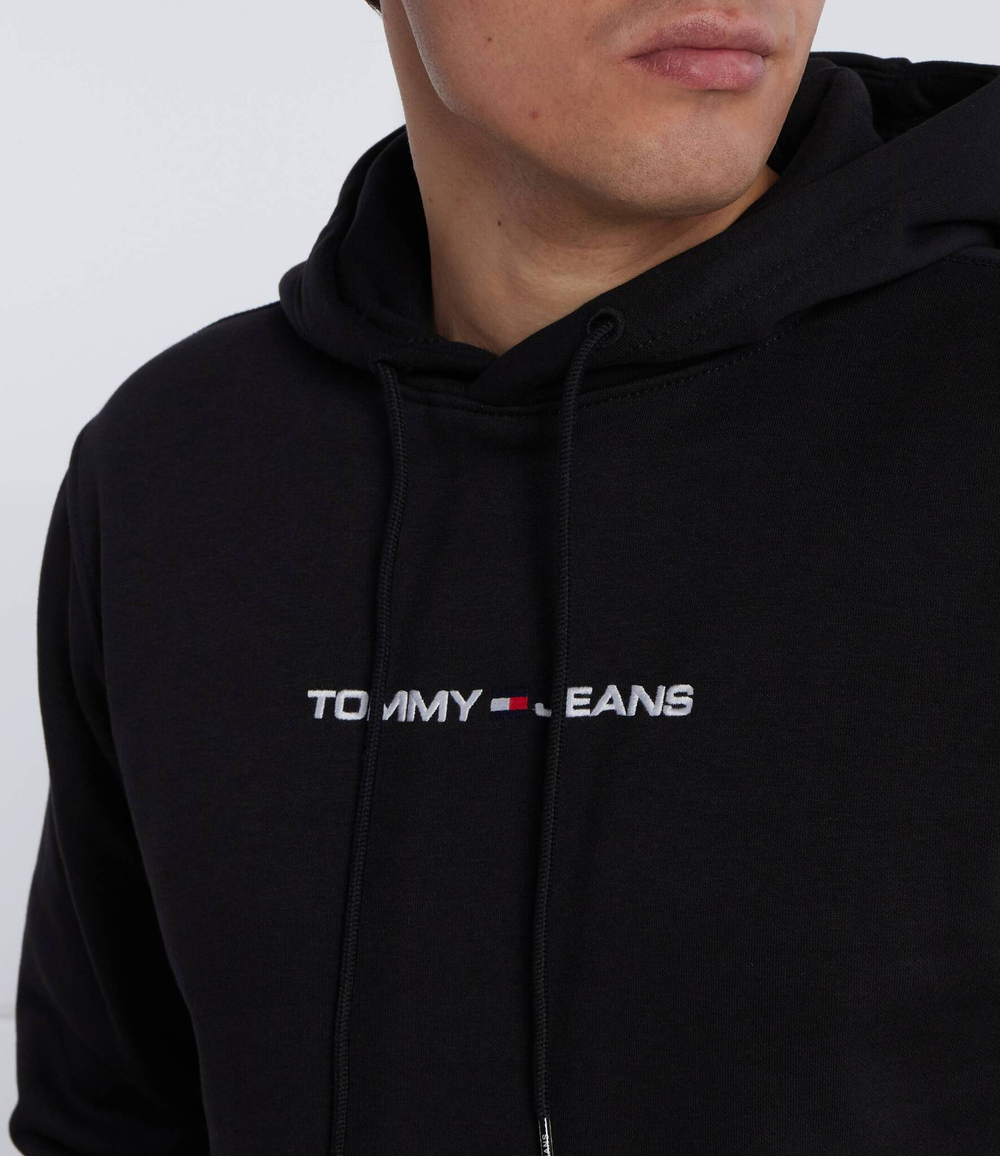 Худи LINEAR Tommy Jeans - черный(DM0DM18130)