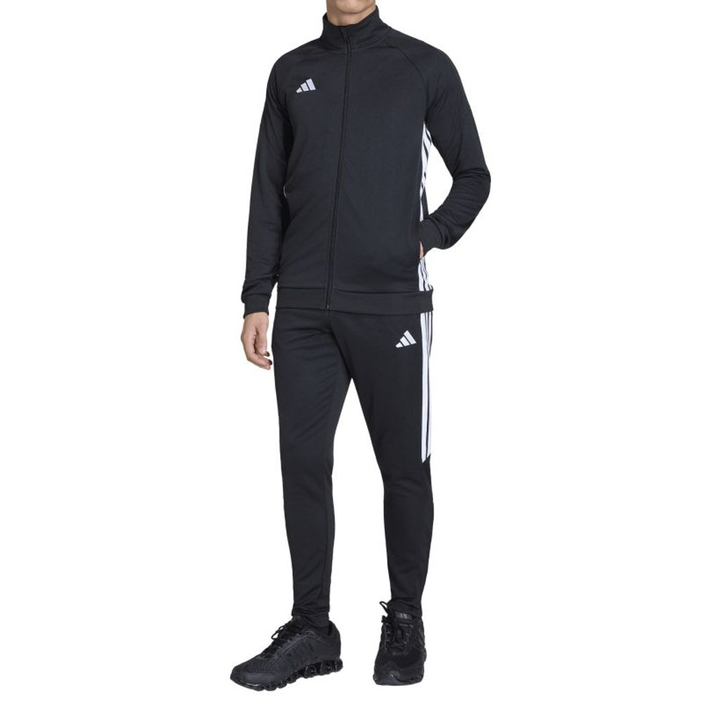Теннисный костюм Adidas Essentials Tiro 26 Tracksuit - black/black/white