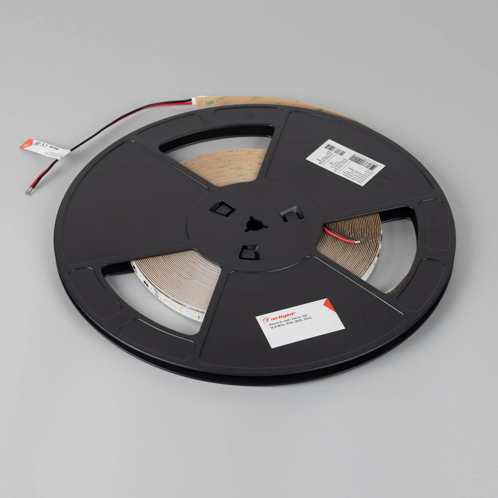 Светодиодная лента IC-A60-10mm 24V Warm3500 (4.8 W/m, IP20, 2835, 20m) (Arlight, 4.8 Вт/м, IP20) 040669