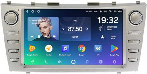 Магнитола для Toyota Camry 2006-2011 XV40 (рамка с крутилками) - Teyes CC2 PLUS монитор 9" QLED, Android 10, Быстрая, SIM-слот
