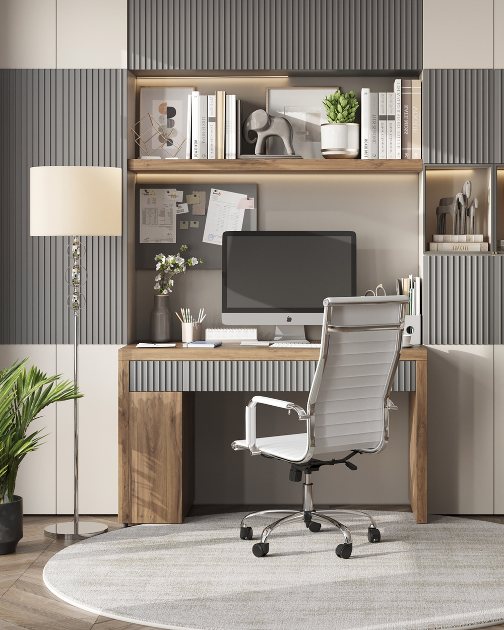 Кресло руководителя TopChairs City белое