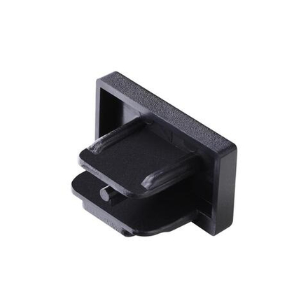 135150 PORT NT22 233 черный Заглушка торцевая для однофазного двухжильного шинопровода IP20