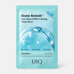 UIQ Biome Remedy Pore Reset PDRN Calming Mask Sheet Охлаждающая маска с ПДРН для сужения пор 22мл 1шт