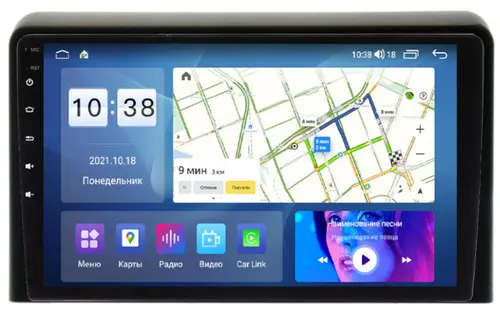 Магнитола для Hyundai Sonata 2017-2019 (LF) - Parafar PF309LUX1UHD на Android 13, Быстрая, QLED, CarPlay, 4G SIM-слот