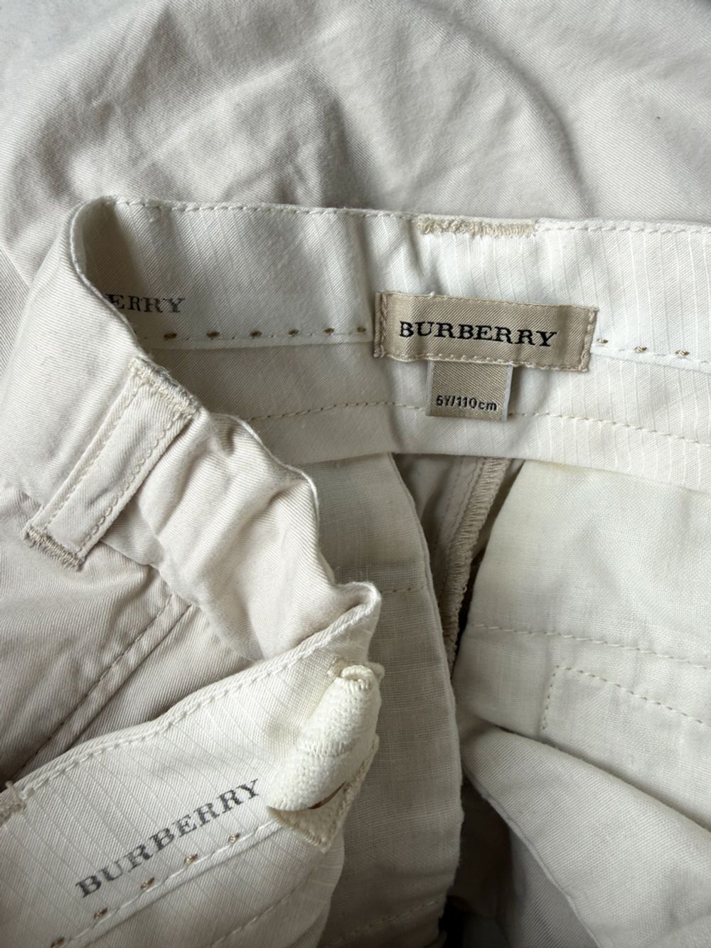Хлопковые брюки Burberry, 110