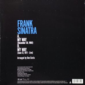 Frank Sinatra / My Way - Live (12" Vinyl Single)