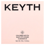 KEYTH, шелковистый тональный крем, цвет 01, слоновая кость фарфоровый, 15 г (0,52 унции)