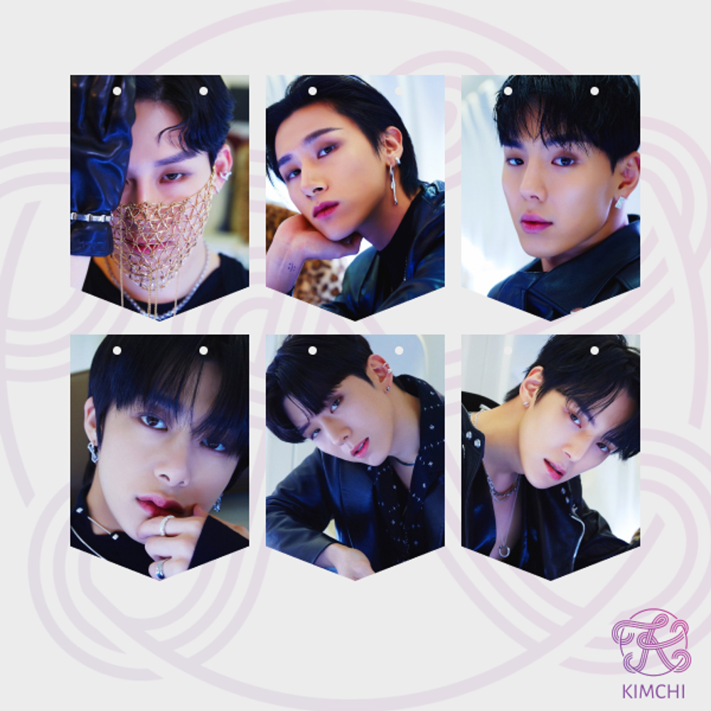 Набор флажков на веревке MONSTA X - One of a kind Набор флажков на веревке MONSTA X - One of a kind