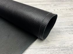 Натуральная кожа Luxury Tannery Black черного цвета