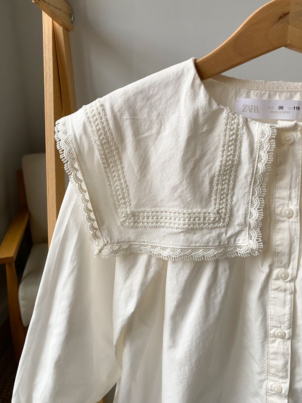 Хлопковая блуза Zara, 116