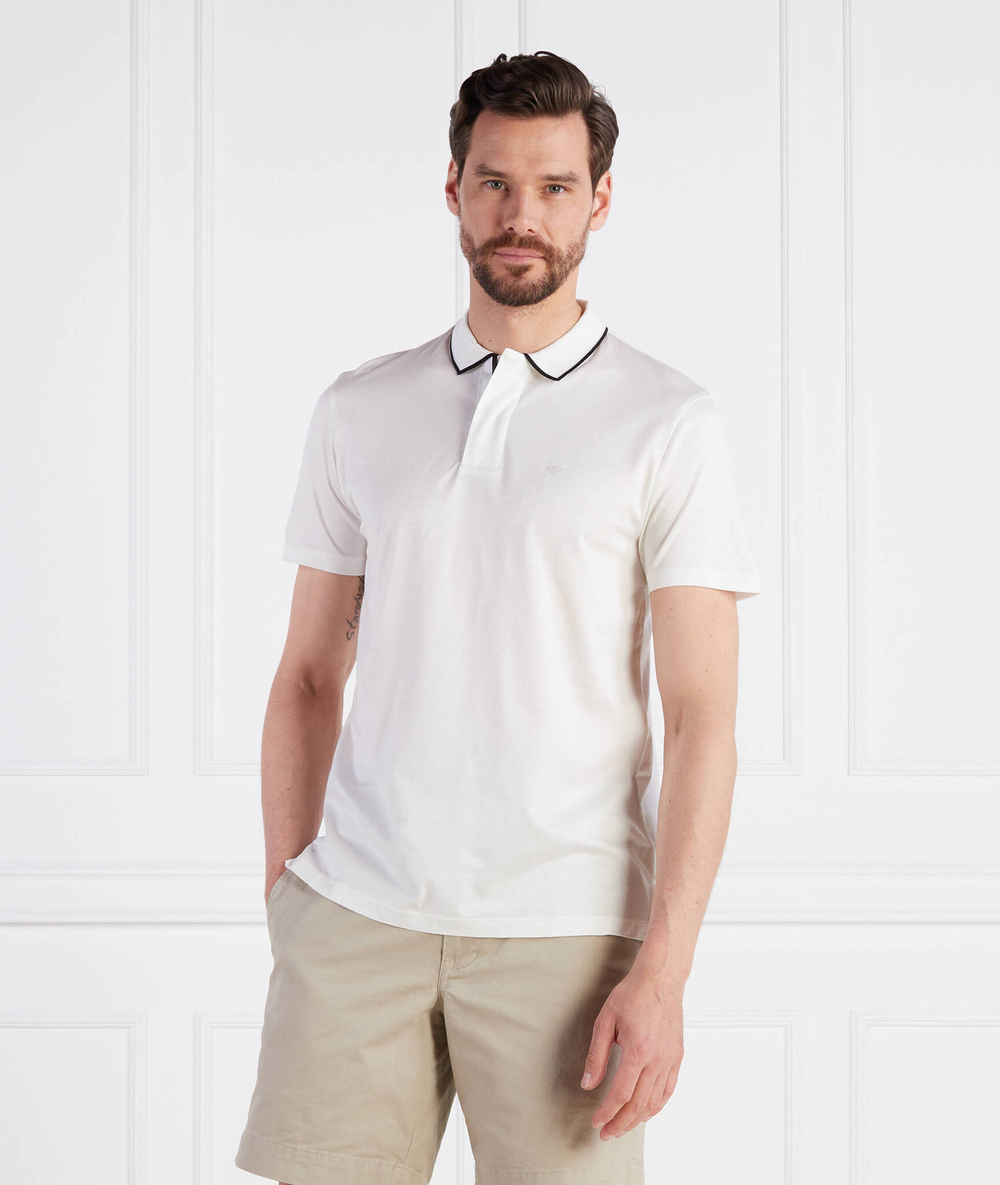 Поло Emporio Armani - белый(3R1F66 1JUVZ)